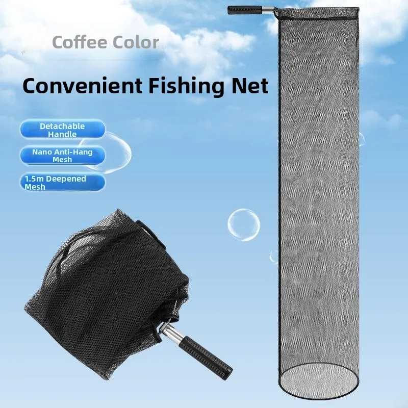 Extended Stainless Steel Fish Net Long Handle for Easy Transfer of Large Fish Such as Sturgeon And Carp Camping Fishing Gear
Extended Stainless Steel Fish Net Long Handle for Easy Transfer of Large Fish Such as Sturgeon And Carp Camping Fishing Gear