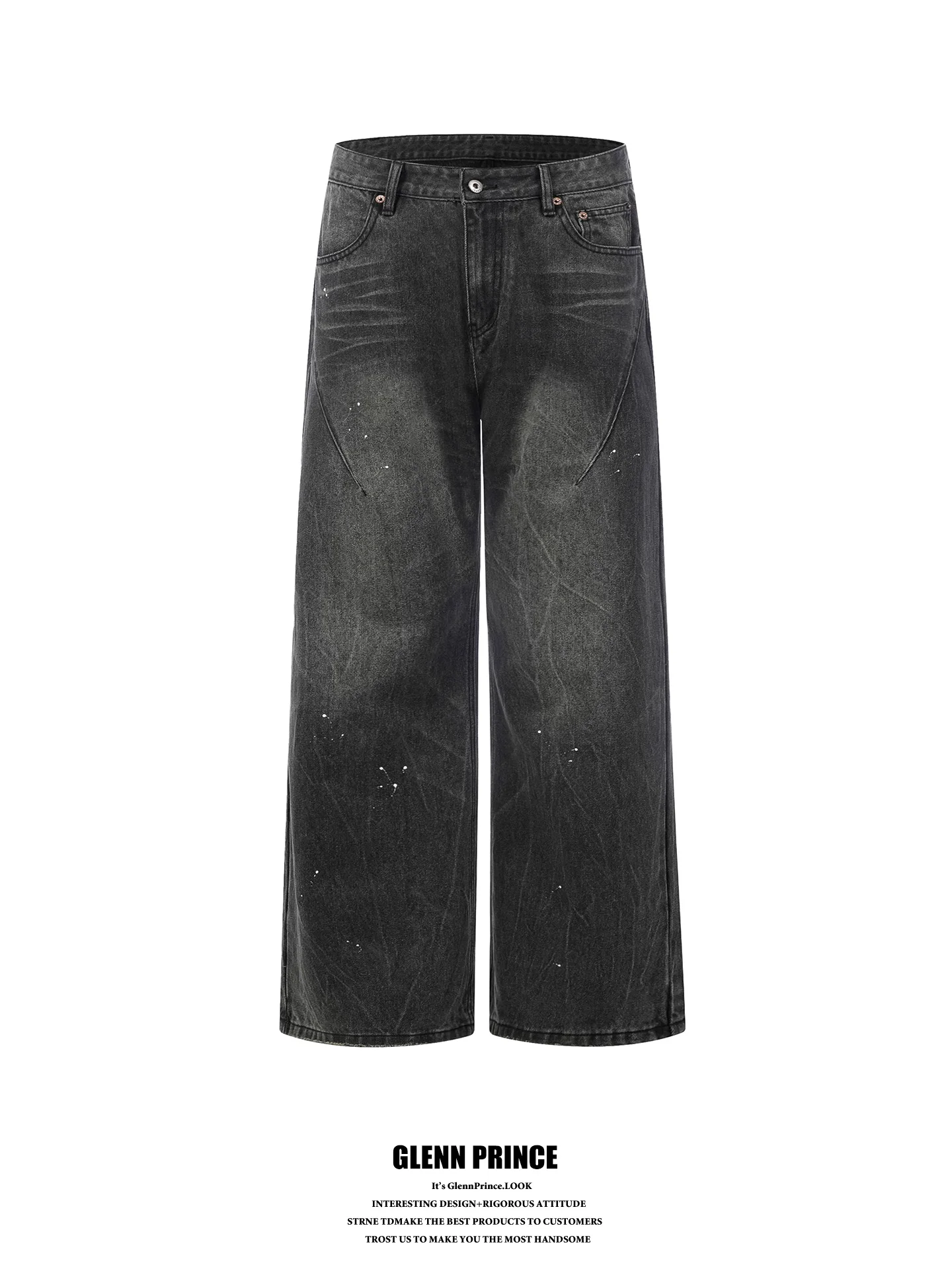 American Retro Washed Lightning Pattern Dyeing Jeans Men's High Street Hip Hop Design Straight Leg Long Pants Casual Jeans
American Retro Washed Lightning Pattern Dyeing Jeans Men's High Street Hip Hop Design Straight Leg Long Pants Casual Jeans