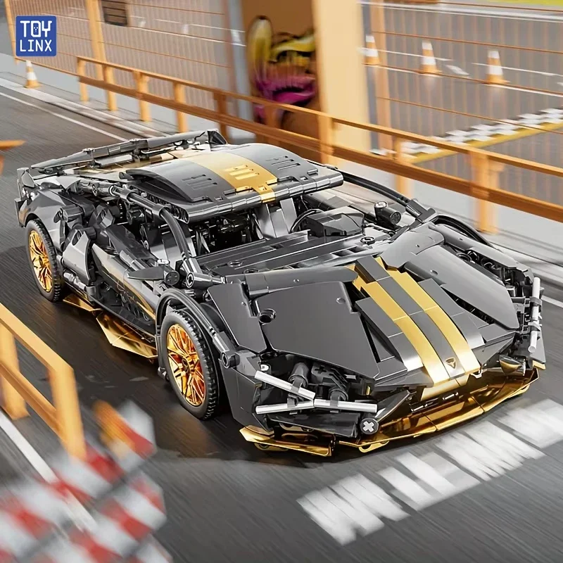 TOYLINX 1280PCS Famous Technical Ideas Racing Car Assembly Building Blocks Expert Speed Vehicle Bricks Moc Toys Festival Gifts
TOYLINX 1280PCS Famous Technical Ideas Racing Car Assembly Building Blocks Expert Speed Vehicle Bricks Moc Toys Festival Gifts
