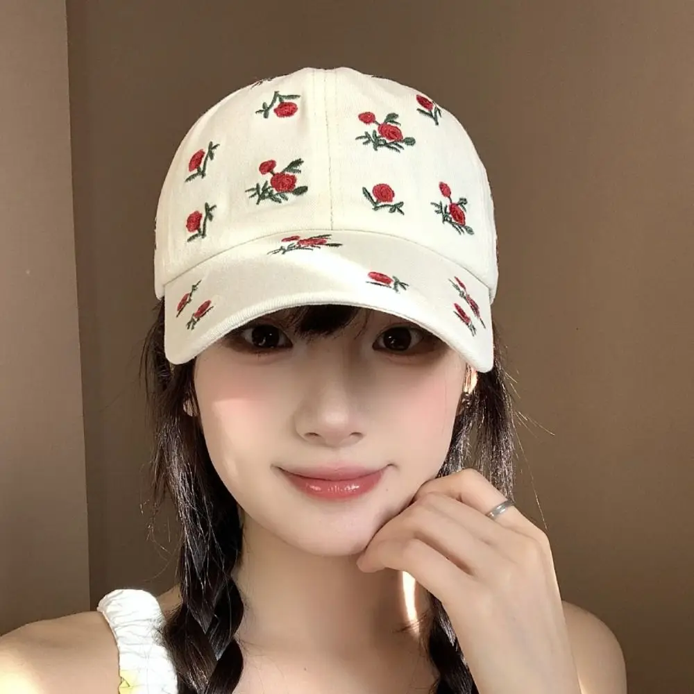 Creative Embroidered Baseball Cap Small Fish Peaked Cap Rose Flower Baseball Hat Cute Sweet Cotton Baseball Cap Girl
Creative Embroidered Baseball Cap Small Fish Peaked Cap Rose Flower Baseball Hat Cute Sweet Cotton Baseball Cap Girl