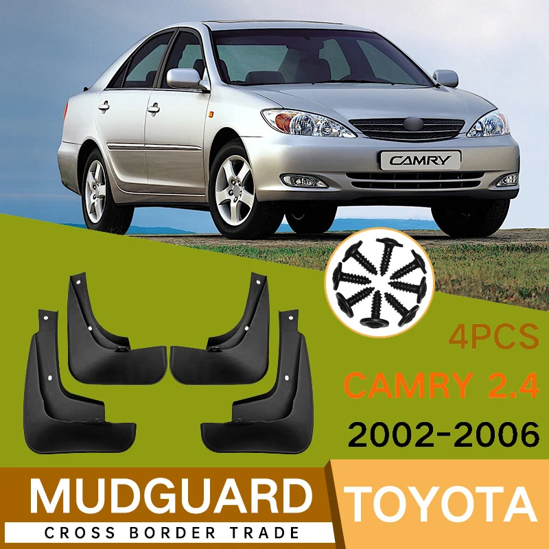 4Pcs For Toyota Camry 2.4 2002-2006 2003 2004 2005 Car Tires Fenders Waterproof Mudguards PP Plastic Accessories
4Pcs For Toyota Camry 2.4 2002-2006 2003 2004 2005 Car Tires Fenders Waterproof Mudguards PP Plastic Accessories