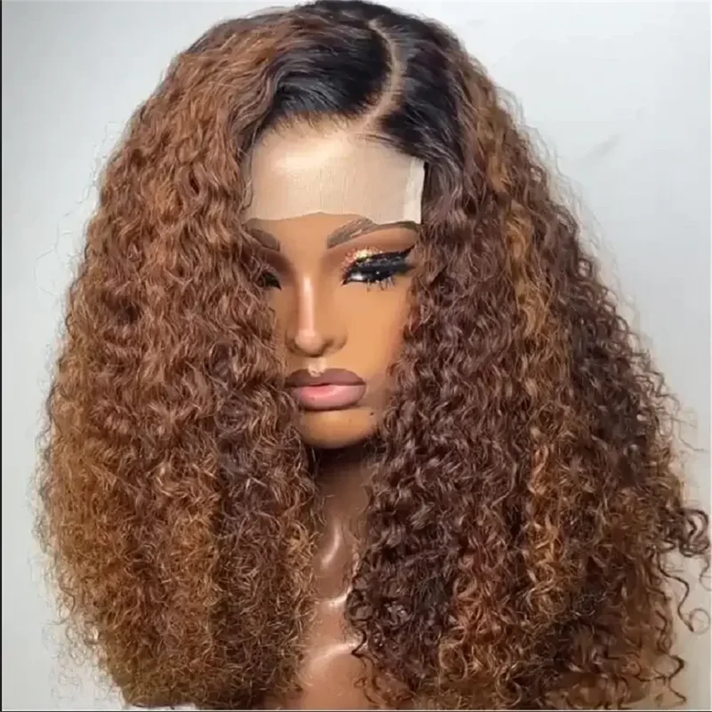 Soft Long 26Inch Kinky Curly Ombre Brown 180 Density Lace Front Wig For Women With Baby Hair Synthetic Preplucked Glueless Daily
Soft Long 26Inch Kinky Curly Ombre Brown 180 Density Lace Front Wig For Women With Baby Hair Synthetic Preplucked Glueless Daily