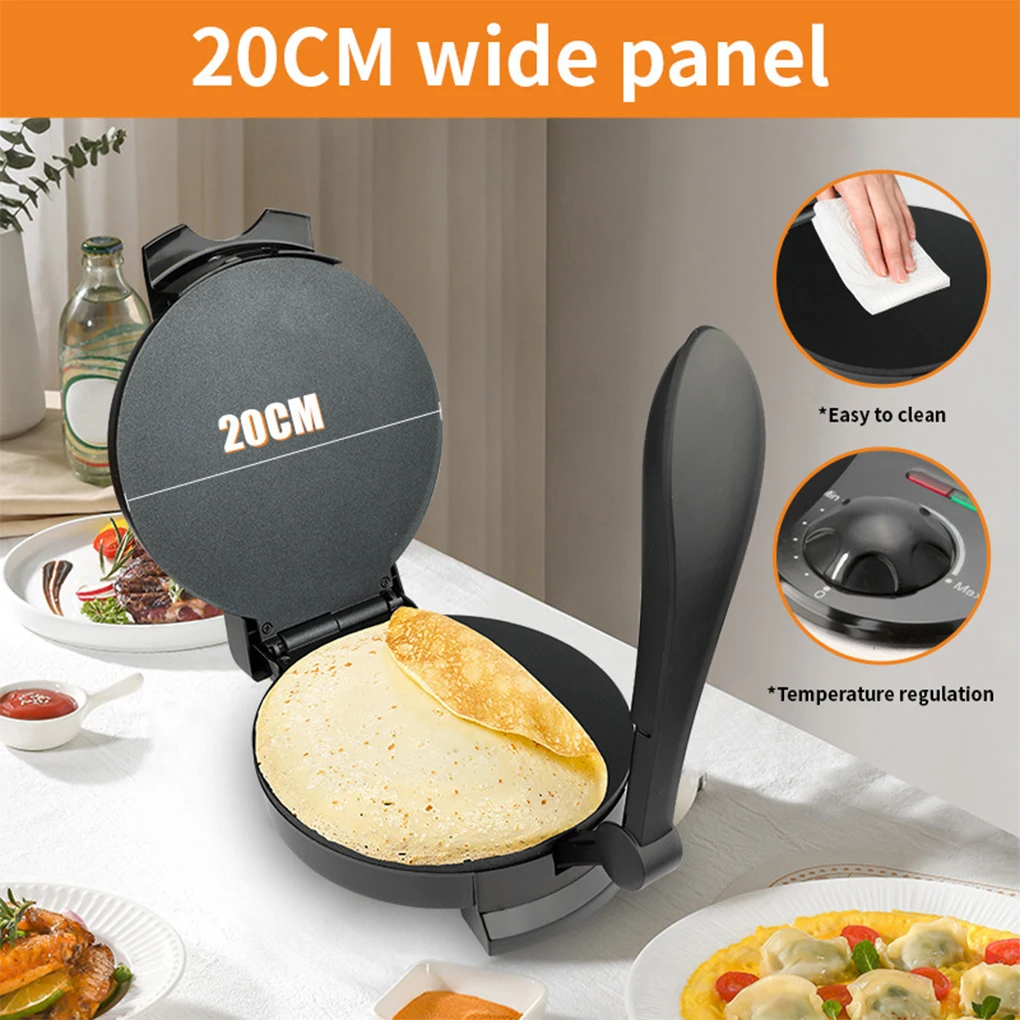 20CM Crepe Maker Griddle Electric Roti Pan Pancake Pan Non-stick Coating Kitchen Appliance Máquina Para Hacer Tortillas EU Plug
20CM Crepe Maker Griddle Electric Roti Pan Pancake Pan Non-stick Coating Kitchen Appliance Máquina Para Hacer Tortillas EU Plug