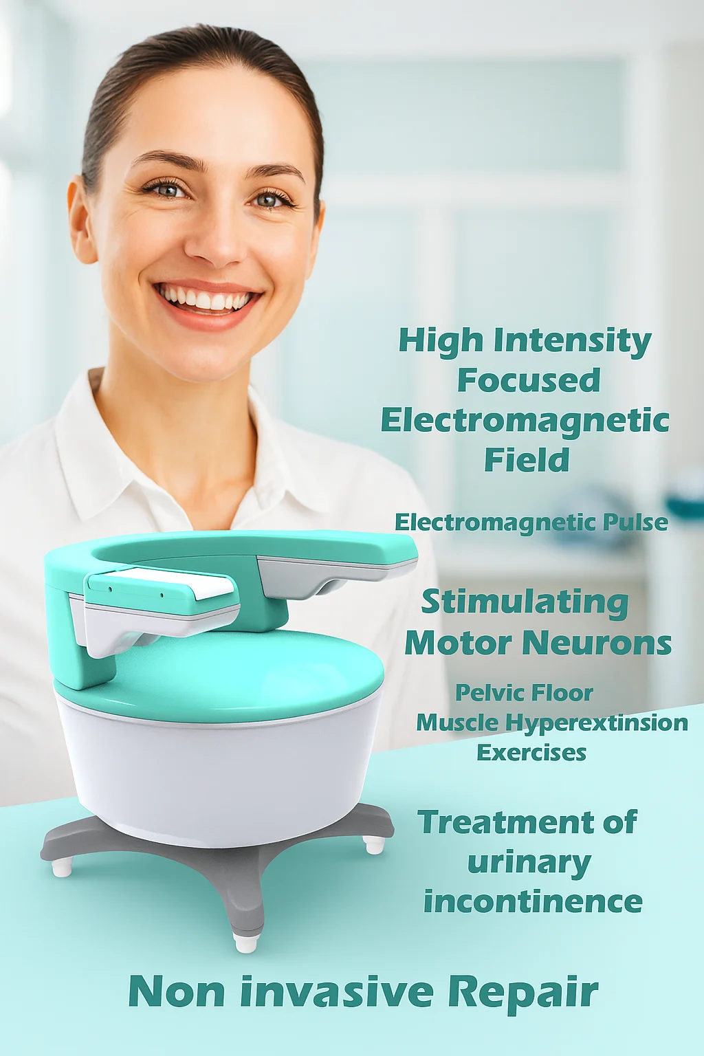 New Pelvic Chair Urinary Incontinence Repair Pelvic Floor Muscle Training Chair
New Pelvic Chair Urinary Incontinence Repair Pelvic Floor Muscle Training Chair