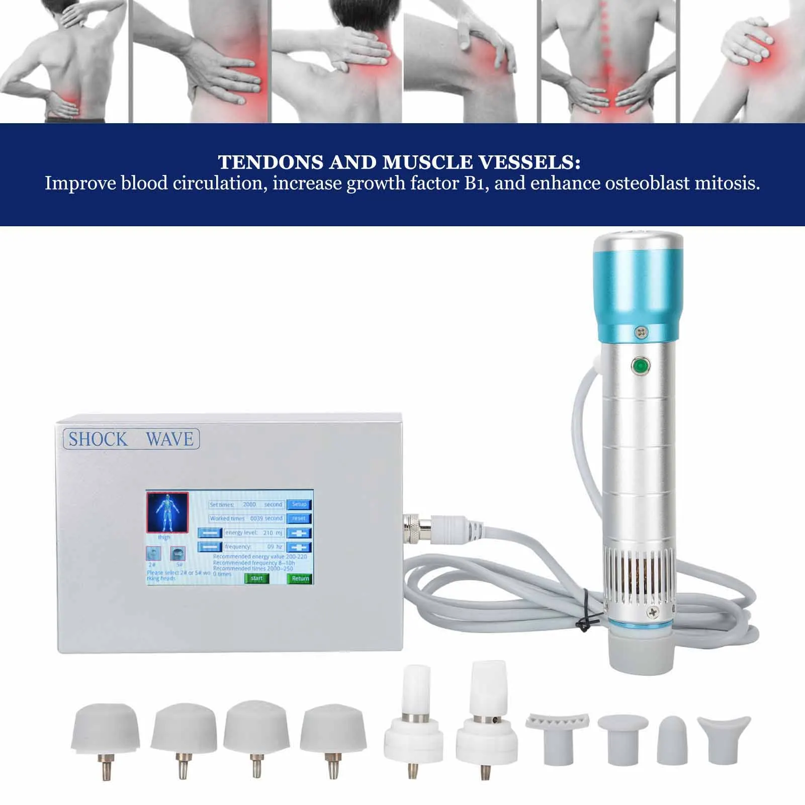 Аппарат для ударно-волновой терапии ED, физиотерапевтический инструмент, массажер для облегчения боли, машина для релаксации, массажер для облегчения боли в ударной волне
Аппарат для ударно-волновой терапии ED, физиотерапевтический инструмент, массажер для облегчения боли, машина для релаксации, массажер для облегчения боли в ударной волне