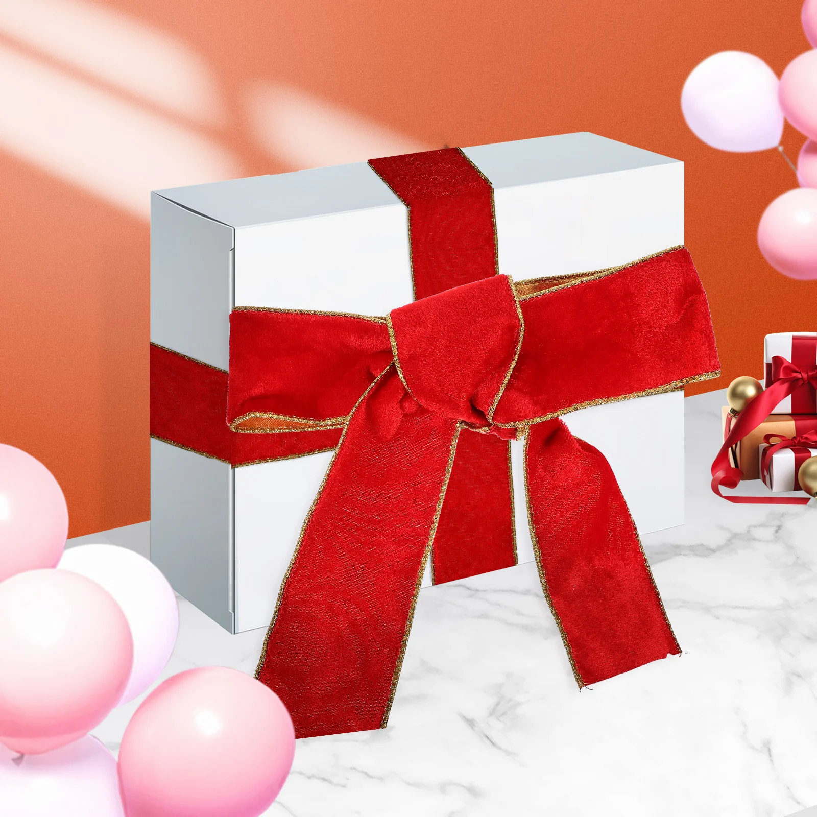 Red Ribbon Roll Cuttable Gift Packaging DIY Craft Polyester Ribbon for Present Wrapping Gift Accessory Holiday Decoration
Red Ribbon Roll Cuttable Gift Packaging DIY Craft Polyester Ribbon for Present Wrapping Gift Accessory Holiday Decoration
