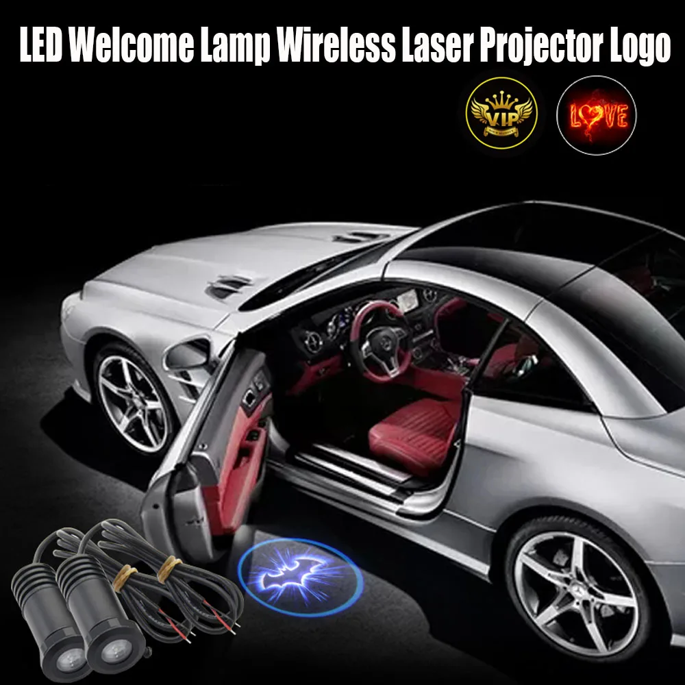 2PC Car Shadow Door Light Laser Car Styling LED Lamp Wireless Laser Projector Logo Led Welcome Lamp For Audi For Dodges
2PC Car Shadow Door Light Laser Car Styling LED Lamp Wireless Laser Projector Logo Led Welcome Lamp For Audi For Dodges