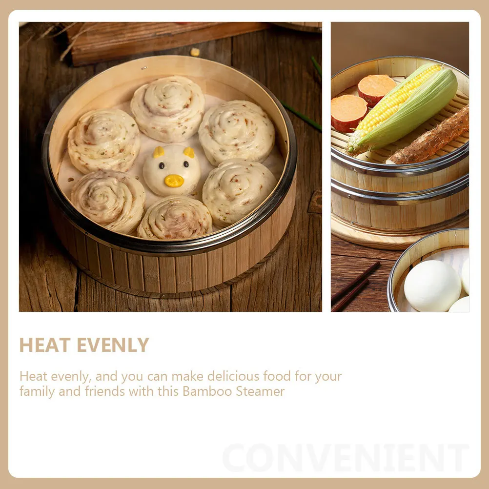 1Set Stainless Steel Bamboo Steamer Basket Multi-Layer Kitchen Covered Practical Steamer for Cooking Dumplings Vegetables Rice
1Set Stainless Steel Bamboo Steamer Basket Multi-Layer Kitchen Covered Practical Steamer for Cooking Dumplings Vegetables Rice
