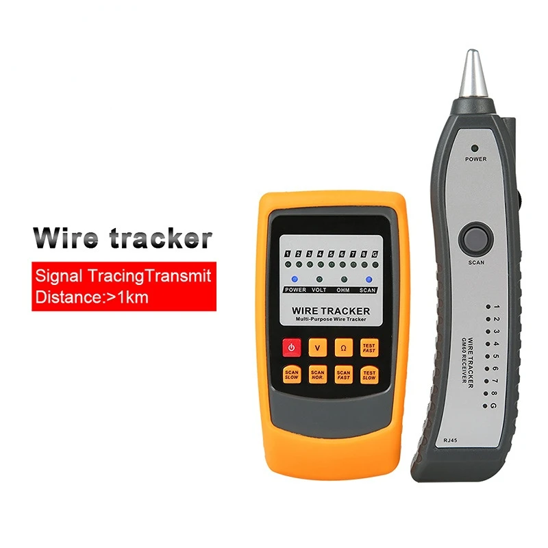 GM60 Line Finder Network Cable Tester Telephone Network Cable Tester Cable Tester Line Finder
GM60 Line Finder Network Cable Tester Telephone Network Cable Tester Cable Tester Line Finder