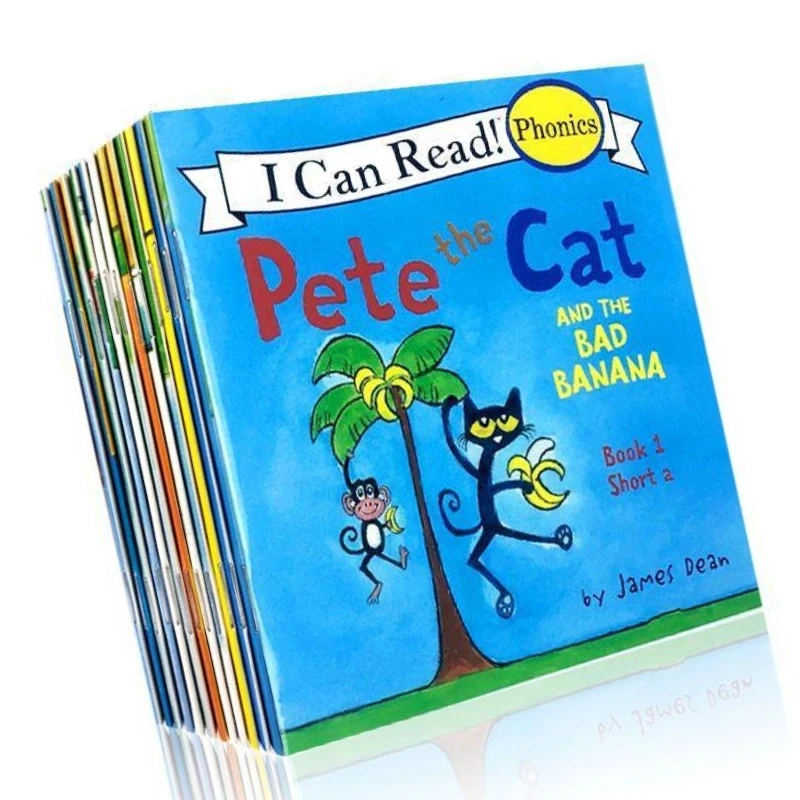 12 книг Pete the Cat I Can Read Phonics, английская книжка с картинками, карманная книга для детей, Монтессори, чтение перед сном
12 книг Pete the Cat I Can Read Phonics, английская книжка с картинками, карманная книга для детей, Монтессори, чтение перед сном