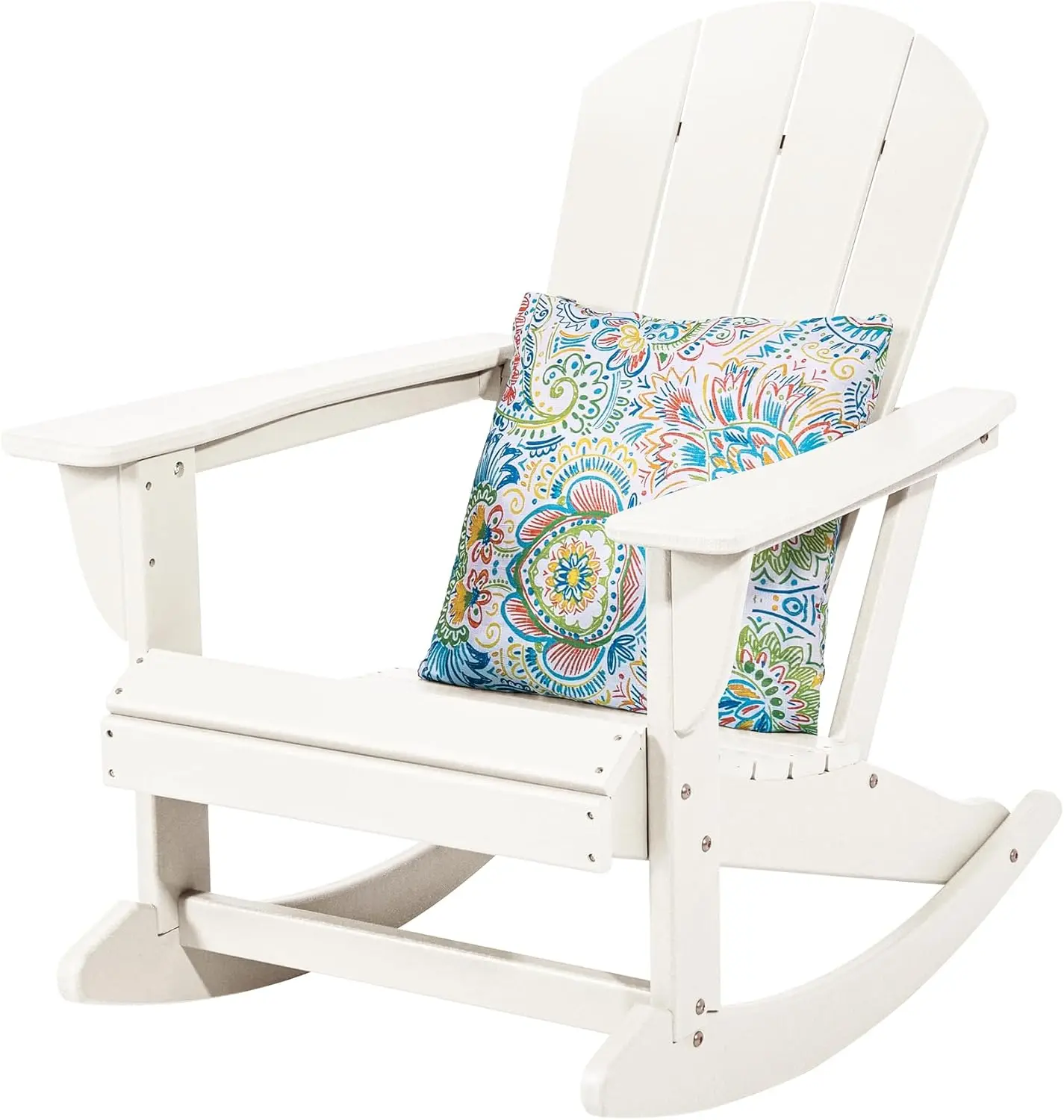 Rocking Chair with Pillow, Patio Plastic All Weather Adirondack Rocker for Proch, Water Resistant for Outside, Garden, Pool, Yar
Rocking Chair with Pillow, Patio Plastic All Weather Adirondack Rocker for Proch, Water Resistant for Outside, Garden, Pool, Yar