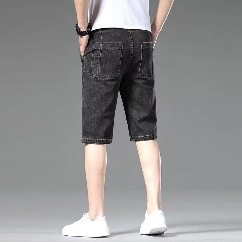 Men's Loose Fit 6-Pocket Denim Capri Summer Work Shorts Durable Casual Cargo Trousers
Men's Loose Fit 6-Pocket Denim Capri Summer Work Shorts Durable Casual Cargo Trousers