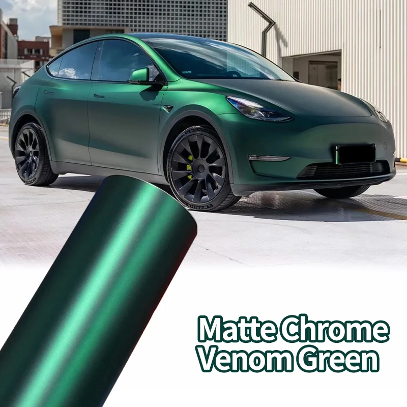 Premium PET Ghost Venom Green Chrome Metallic Vinyl Wrap Film With Air Release Self Adhesive DIY Car Motorcycle Sticker Decal
Premium PET Ghost Venom Green Chrome Metallic Vinyl Wrap Film With Air Release Self Adhesive DIY Car Motorcycle Sticker Decal