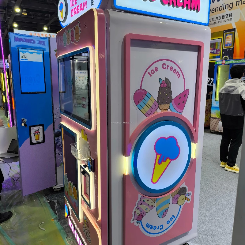 Made in China Automatic Ice Cream Vending Machine , Factory Price for Commercial Use
Made in China Automatic Ice Cream Vending Machine , Factory Price for Commercial Use