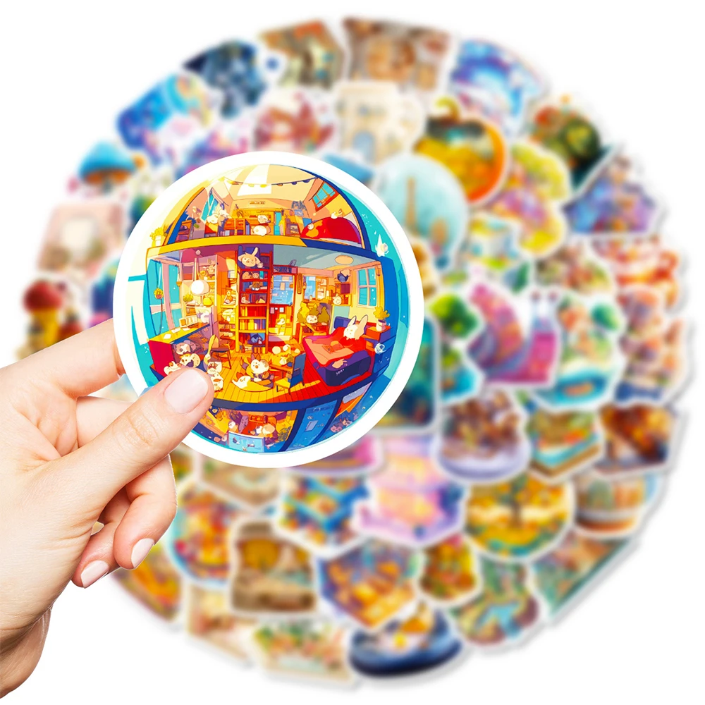 10/30/50pcs Aesthetic 3D Model World Scene Stickers Cute House Cartoon Decals for Kid Toy DIY Motorcycle Suitcase Laptop Sticker
10/30/50pcs Aesthetic 3D Model World Scene Stickers Cute House Cartoon Decals for Kid Toy DIY Motorcycle Suitcase Laptop Sticker