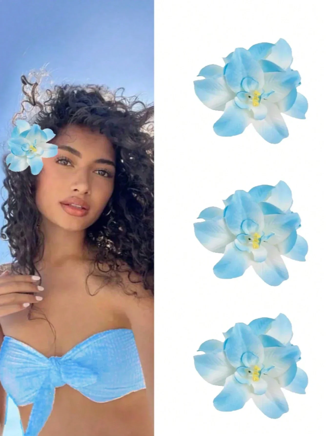 4pcs Hawaiian Flower Hair Clips For Women Artificial Tropical Beach Bohemian Hair Accessories
4pcs Hawaiian Flower Hair Clips For Women Artificial Tropical Beach Bohemian Hair Accessories