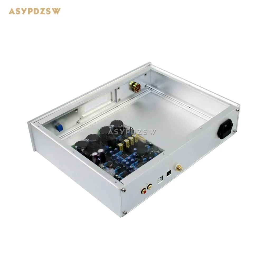 WA48 Full aluminum enclosure DAC BOX 325*430*92mm(Does not include power amplifier board)
WA48 Full aluminum enclosure DAC BOX 325*430*92mm(Does not include power amplifier board)