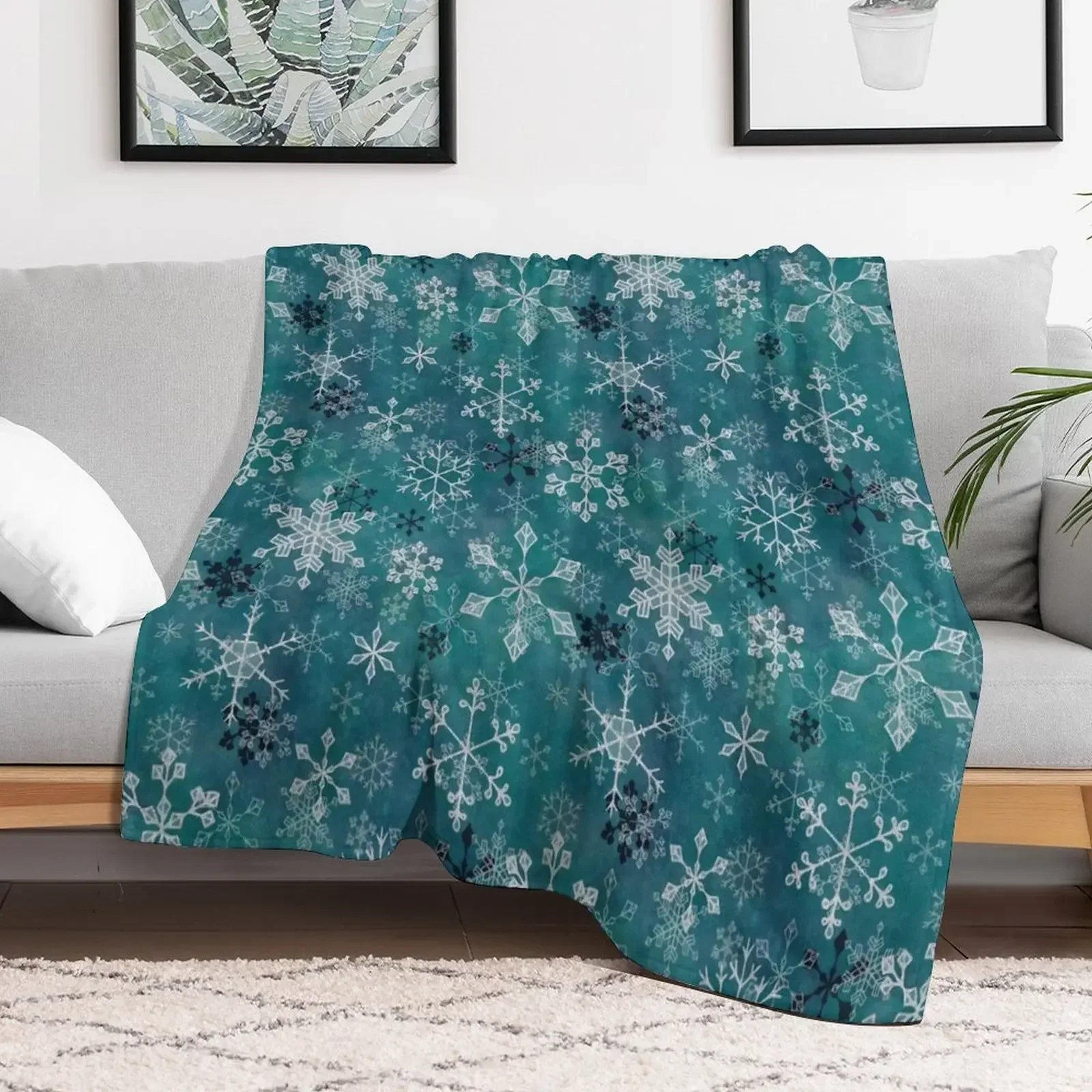 Snowflake Crystals in Teal Throw Blanket Large Cute Sofa Quilt Luxury Throw Blankets Baby Shaggy Blankets
Snowflake Crystals in Teal Throw Blanket Large Cute Sofa Quilt Luxury Throw Blankets Baby Shaggy Blankets
