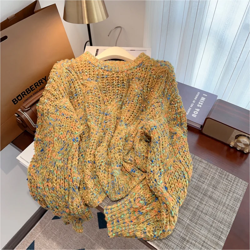 Yellow 2024 Cashmere Jacket Women's Clothing Knitting Sweater Round Neck Cashmere Pullover Vintage Fashion Autumn Purple Tops
Yellow 2024 Cashmere Jacket Women's Clothing Knitting Sweater Round Neck Cashmere Pullover Vintage Fashion Autumn Purple Tops