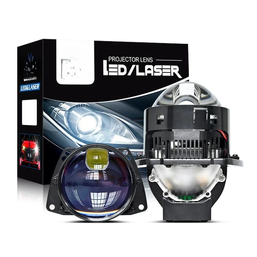 3 inch bifocal lens 75W high power single laser H4 H7 car and motorcycle general LED headlight
3 inch bifocal lens 75W high power single laser H4 H7 car and motorcycle general LED headlight
