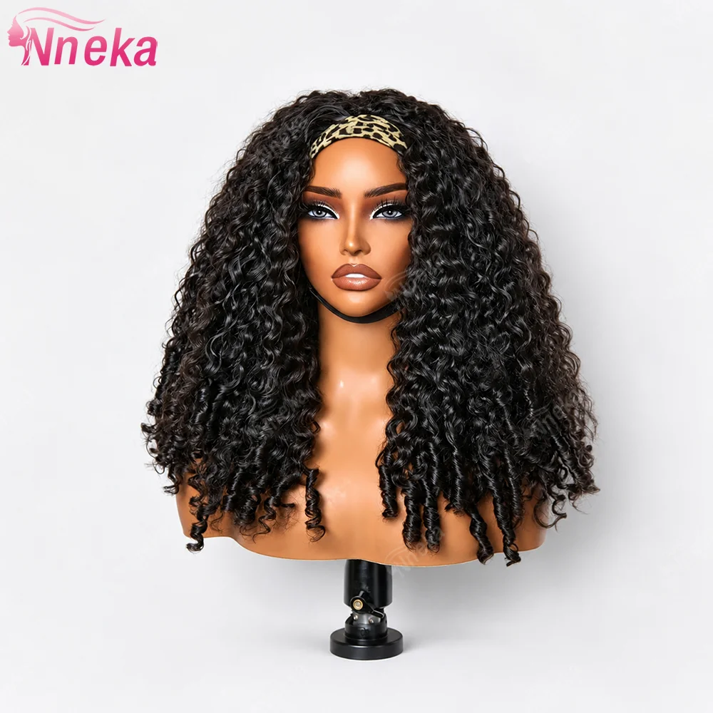 Burmese Curly Headband Wig Human Hair 200% Density Headband Wig Human Hair Wigs Wear and Go Glueless Wig Natural Color For Women
Burmese Curly Headband Wig Human Hair 200% Density Headband Wig Human Hair Wigs Wear and Go Glueless Wig Natural Color For Women