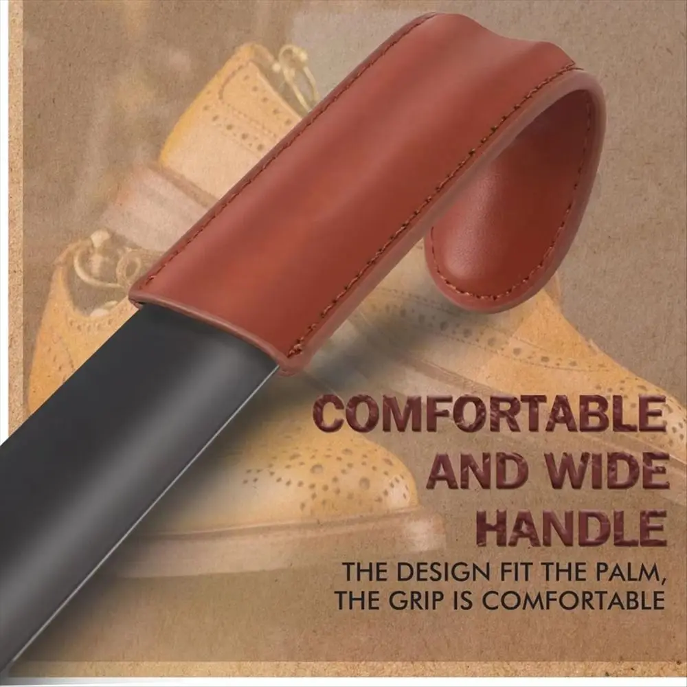 Long Handle Shoe Horn Leather Strap Stainless Steel Leather Shoe Horn Set Spoon Shape 42cm Long Shoe Lifter Shoes Accessories
Long Handle Shoe Horn Leather Strap Stainless Steel Leather Shoe Horn Set Spoon Shape 42cm Long Shoe Lifter Shoes Accessories