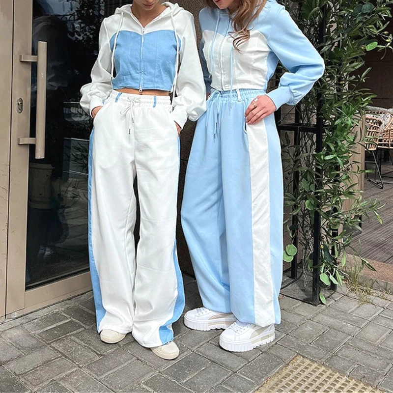 Tracksuit Two Piece Sets Women Pant Set Jogger Y2k Sweatshirts Autumn Winter Sports Elastic Waist Streetwear Pants Matching Sets 
Tracksuit Two Piece Sets Women Pant Set Jogger Y2k Sweatshirts Autumn Winter Sports Elastic Waist Streetwear Pants Matching Sets