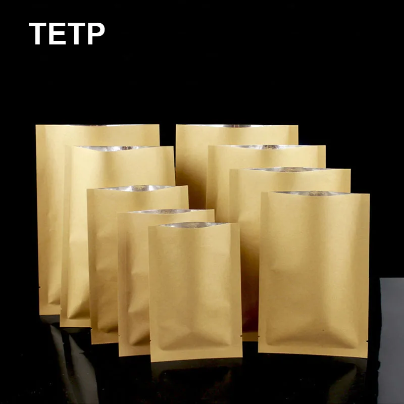 TETP крафт Топ открытые пищевые пакеты Алюминиевая Пленка Машина горячая печать чай кофе зерна орехи сушеные фрукты упаковочный пакет на заказ
TETP крафт Топ открытые пищевые пакеты Алюминиевая Пленка Машина горячая печать чай кофе зерна орехи сушеные фрукты упаковочный пакет на заказ