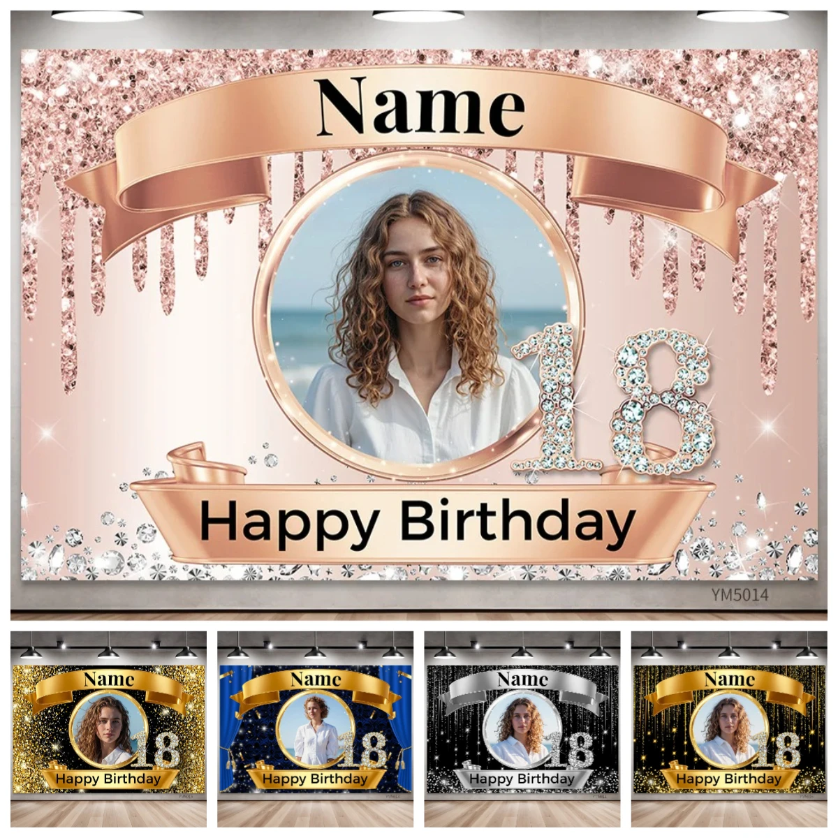 Birthday Banner Custom Photo Name Age Birthday Backdrop Personalized Background Banner with Custom Text for Party Decoration
Birthday Banner Custom Photo Name Age Birthday Backdrop Personalized Background Banner with Custom Text for Party Decoration