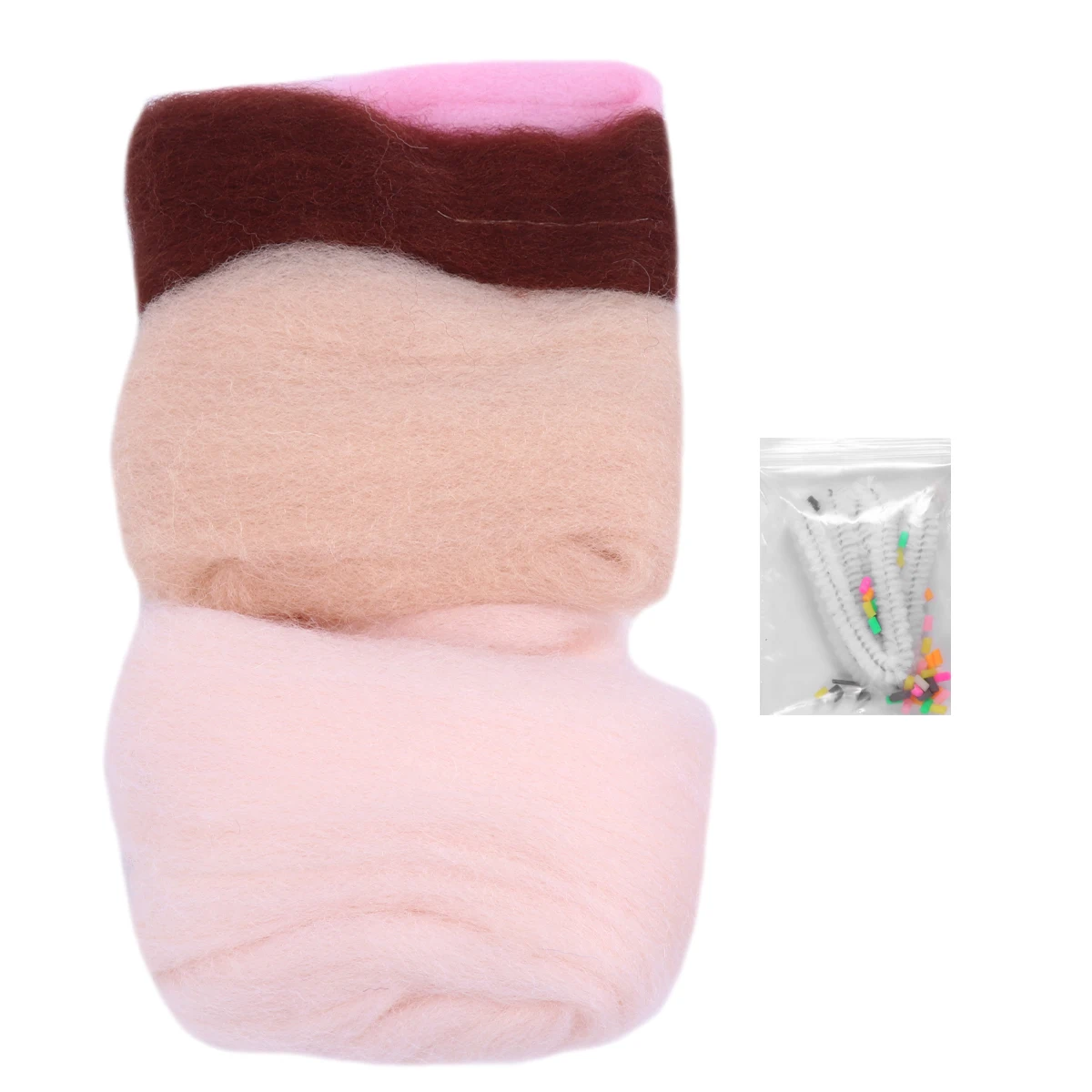 Wool Felt Kit for Crafts Natural Merino Roving Durable Safe DIY Needle Felting Tool Soft Comfortable
Wool Felt Kit for Crafts Natural Merino Roving Durable Safe DIY Needle Felting Tool Soft Comfortable