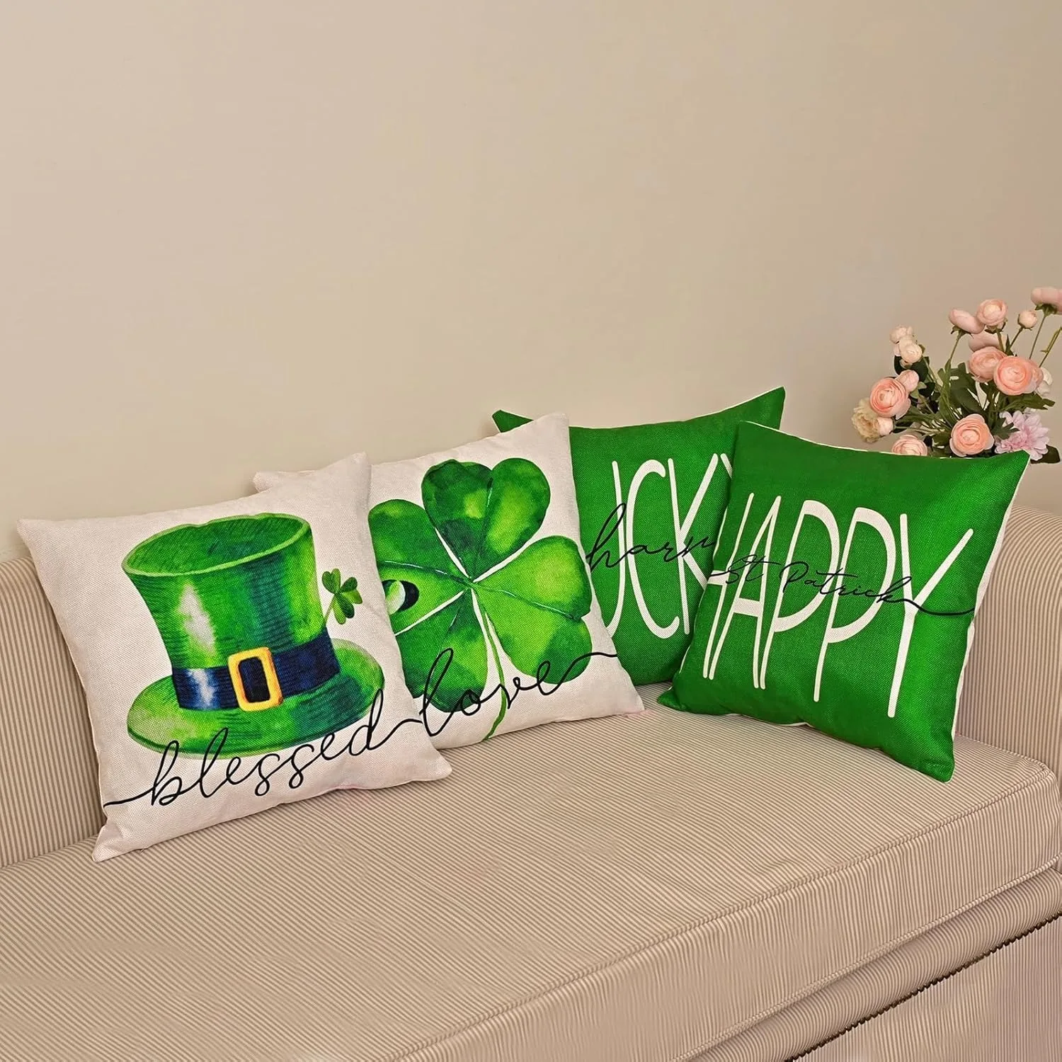 Lucky Grass Vintage Linen Pillowcase Sofa Pillow Covers Clover Lucky St Patrick's Day for Family Bed Holiday Decor Pillowcase
Lucky Grass Vintage Linen Pillowcase Sofa Pillow Covers Clover Lucky St Patrick's Day for Family Bed Holiday Decor Pillowcase