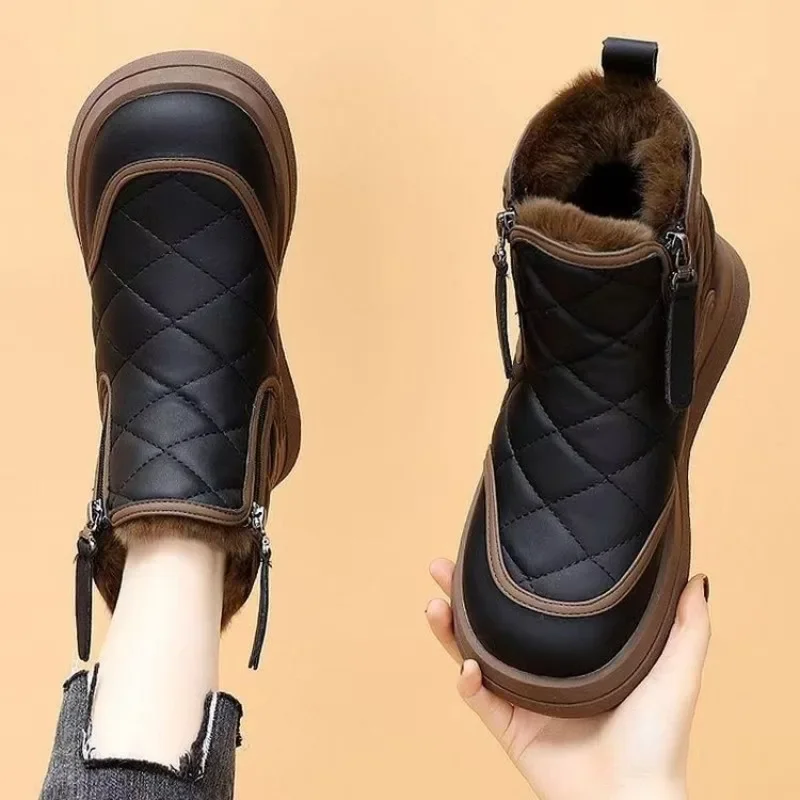 Winter Snow Boots for Women Plush Cotton Shoes for Women Waterproof Anti Slip Warm Short Boots Fashion Comfortable Women's Shoes
Winter Snow Boots for Women Plush Cotton Shoes for Women Waterproof Anti Slip Warm Short Boots Fashion Comfortable Women's Shoes