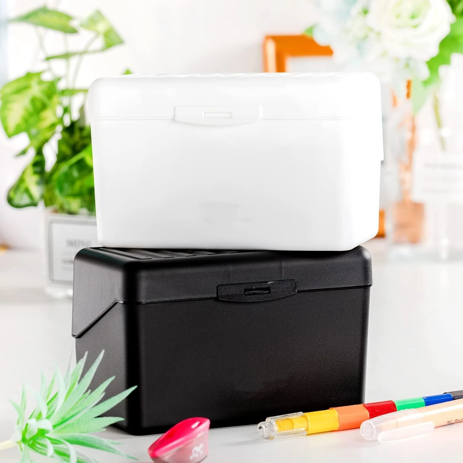 Index Card Box Organizer Case, 3x5 Flash Note Card Holder, 300-400 Card Capacity Box
Index Card Box Organizer Case, 3x5 Flash Note Card Holder, 300-400 Card Capacity Box