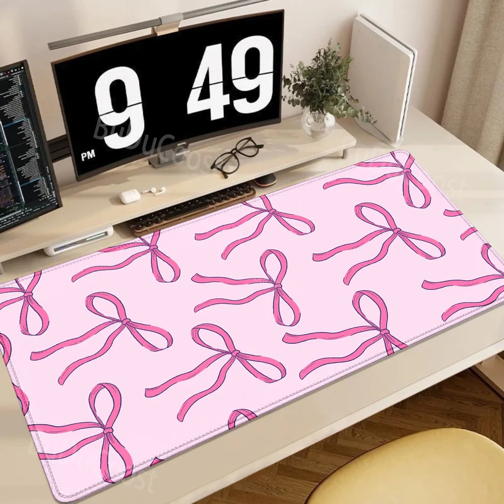 Cute Cartoon Pink Bow Delicate Large Mouse Pad Girls Creative Makeup DeskMat Computer Office Desktop Decoration teclado Mousepad
Cute Cartoon Pink Bow Delicate Large Mouse Pad Girls Creative Makeup DeskMat Computer Office Desktop Decoration teclado Mousepad