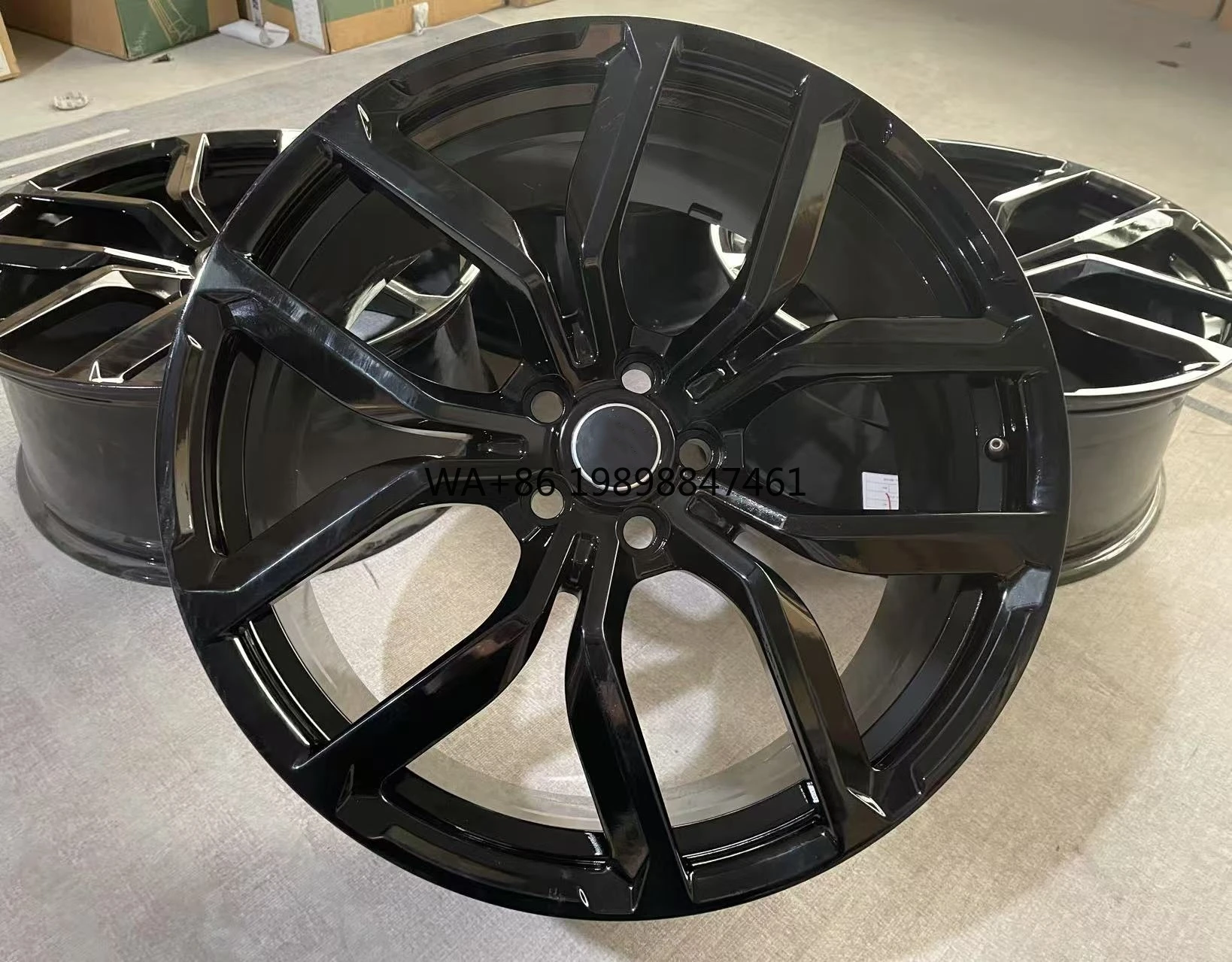 for New 22 Inch Aluminum Alloy Cast Rims Matte Black 5x120 PCD 45mm ET 9.5J Multi-Spoke Universal Fitment Passenger Car Wheels
for New 22 Inch Aluminum Alloy Cast Rims Matte Black 5x120 PCD 45mm ET 9.5J Multi-Spoke Universal Fitment Passenger Car Wheels