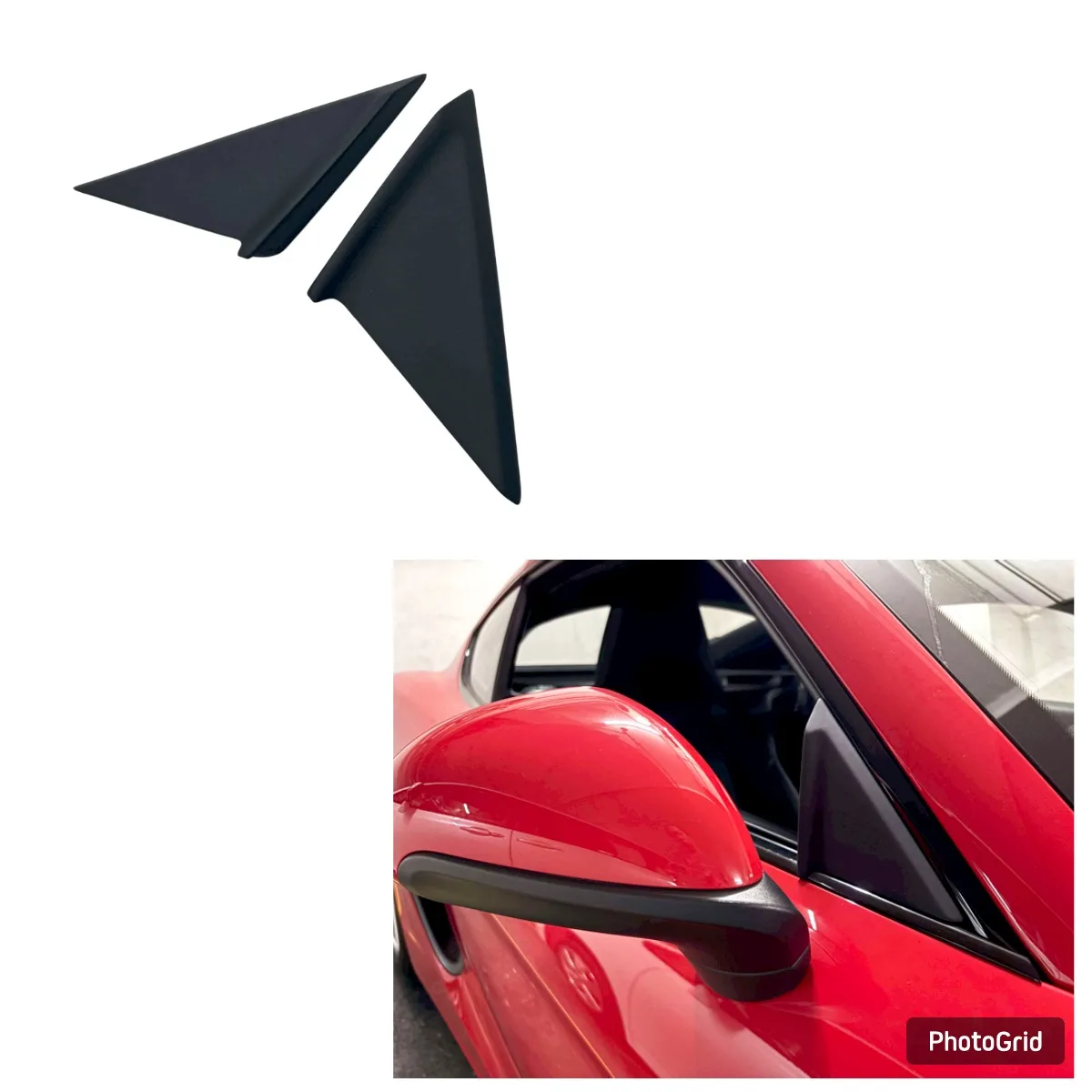 Premium Grade Pair Black A-Pillar Wind Deflectors for Porsche 981 & 718 | Fits Cayman & Boxster Models
Premium Grade Pair Black A-Pillar Wind Deflectors for Porsche 981 & 718 | Fits Cayman & Boxster Models