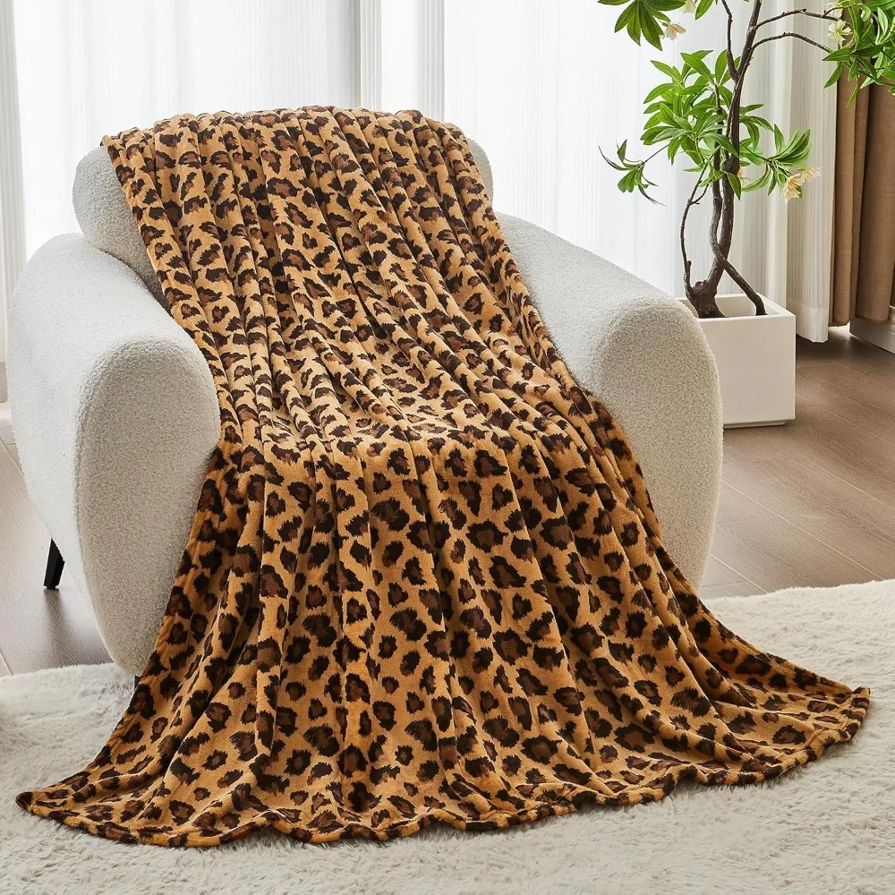 300GSM Thick Soft Fuzzy Leopard Print Throw Blanket Cheetah Print Room Decor for Bed Couch Sofa - Cozy Warm Blanket
300GSM Thick Soft Fuzzy Leopard Print Throw Blanket Cheetah Print Room Decor for Bed Couch Sofa - Cozy Warm Blanket