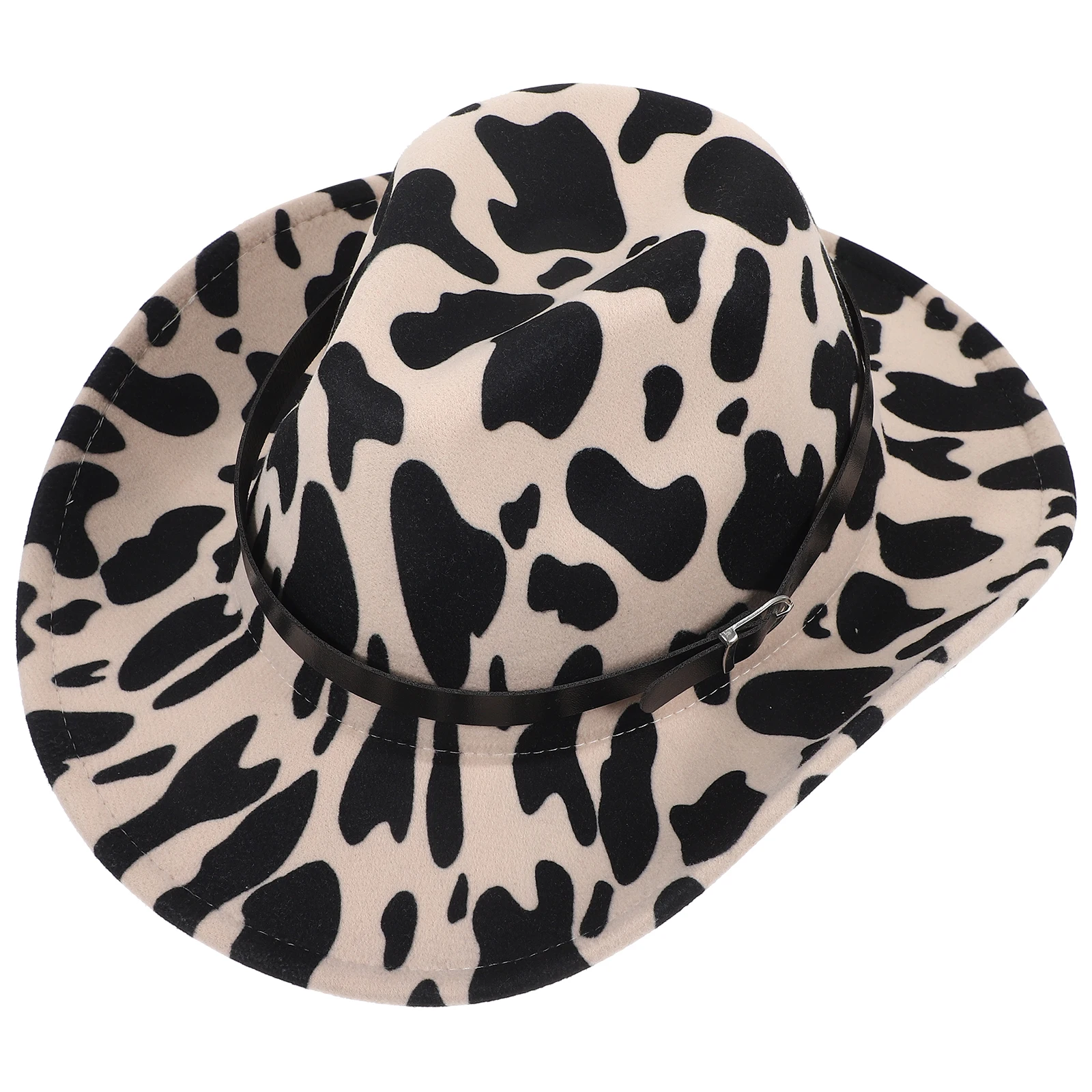 Cow Print Western Decorative Cowgirl Hat for Women Rolled Edge Outdoor Travel Hat Costume Accessory
Cow Print Western Decorative Cowgirl Hat for Women Rolled Edge Outdoor Travel Hat Costume Accessory