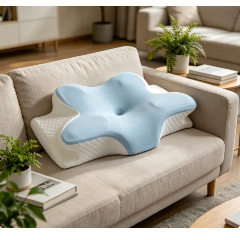 Butterfly Cervical Pillow Summer Cooling Design Slow Rebound Memory Foam Neck Pillow for Daily Sleep
Butterfly Cervical Pillow Summer Cooling Design Slow Rebound Memory Foam Neck Pillow for Daily Sleep