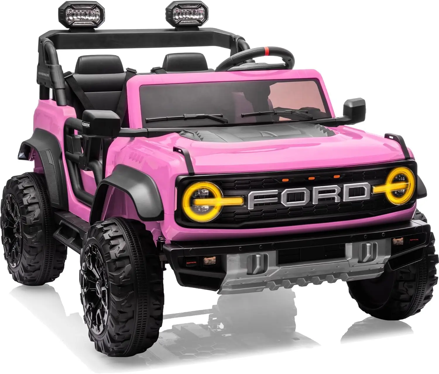 First Ride On 24V Ride on Toys for Big Kids, Licensed Ford Bronco Raptor 2 Seater Ride on Cars with Remote Control, Ride on Truc
First Ride On 24V Ride on Toys for Big Kids, Licensed Ford Bronco Raptor 2 Seater Ride on Cars with Remote Control, Ride on Truc