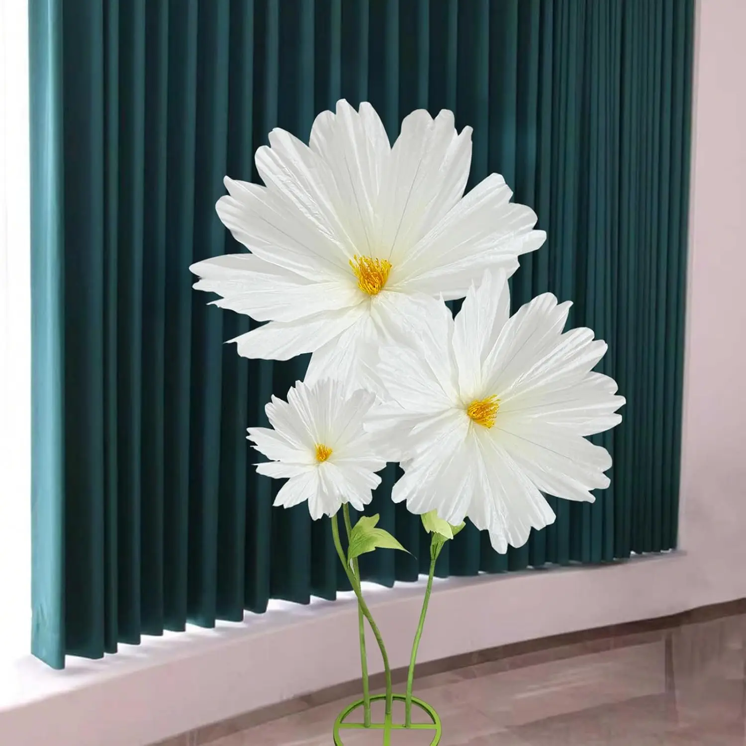 3Pcs Paper Giant Daisy Fake Flower Decorations Large Artificial Flowers Wedding Backdrop Decoration Waterproof 3D Big Realistic
3Pcs Paper Giant Daisy Fake Flower Decorations Large Artificial Flowers Wedding Backdrop Decoration Waterproof 3D Big Realistic