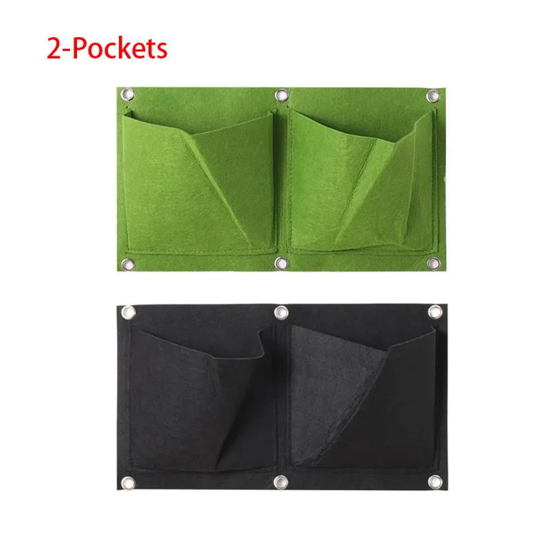 2 Pockets Green/Black Grow Bag Planter Vertical Garden Vegetable Living Garden Bag Home Supplies Wall Hanging Planting Bags
2 Pockets Green/Black Grow Bag Planter Vertical Garden Vegetable Living Garden Bag Home Supplies Wall Hanging Planting Bags