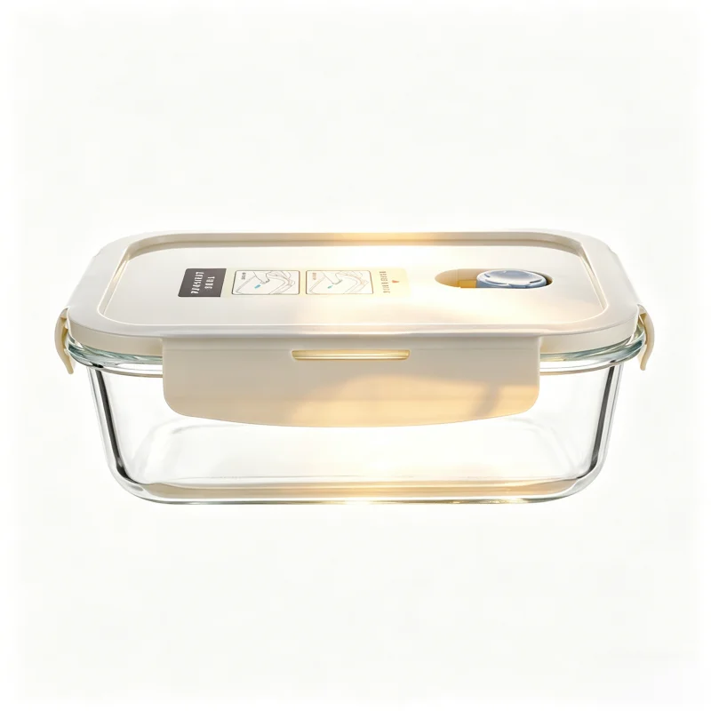 High Borosilicate Glass Lunch Box Airtight Leakproof Bento Box Microwave Safe Stackable Food Storage Container
High Borosilicate Glass Lunch Box Airtight Leakproof Bento Box Microwave Safe Stackable Food Storage Container