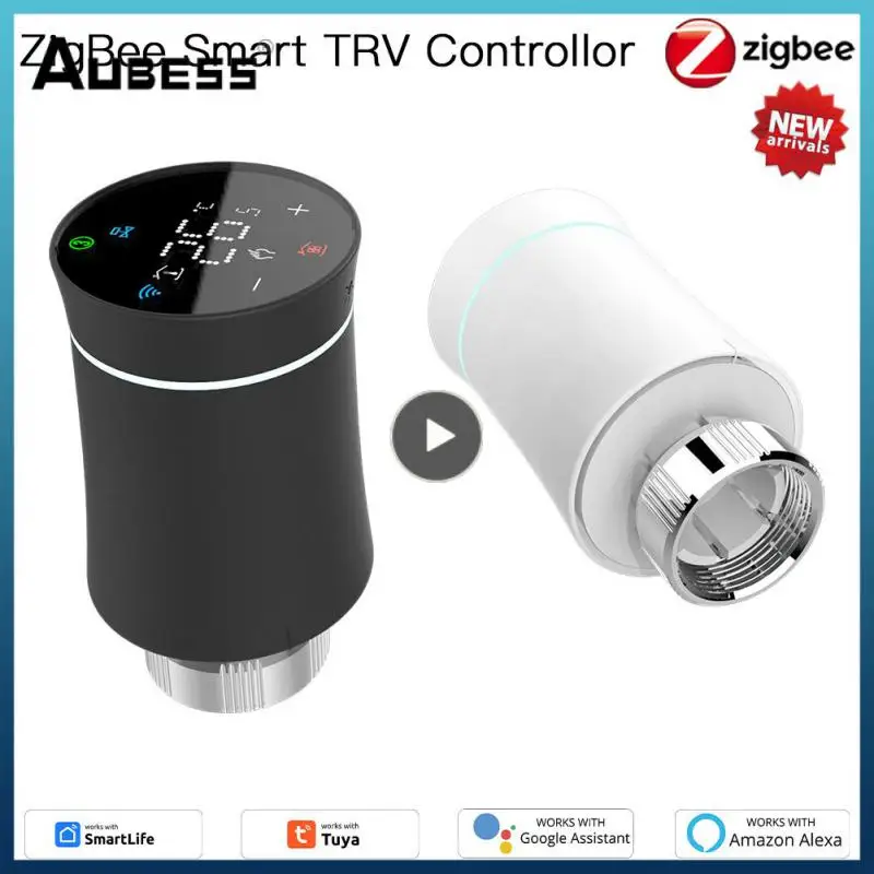 Tuya ZigBee3.0 New Radiator Actuator Valve Smart Programmable Thermostat Temperature Heater TRV Alexa Voice Control
Tuya ZigBee3.0 New Radiator Actuator Valve Smart Programmable Thermostat Temperature Heater TRV Alexa Voice Control