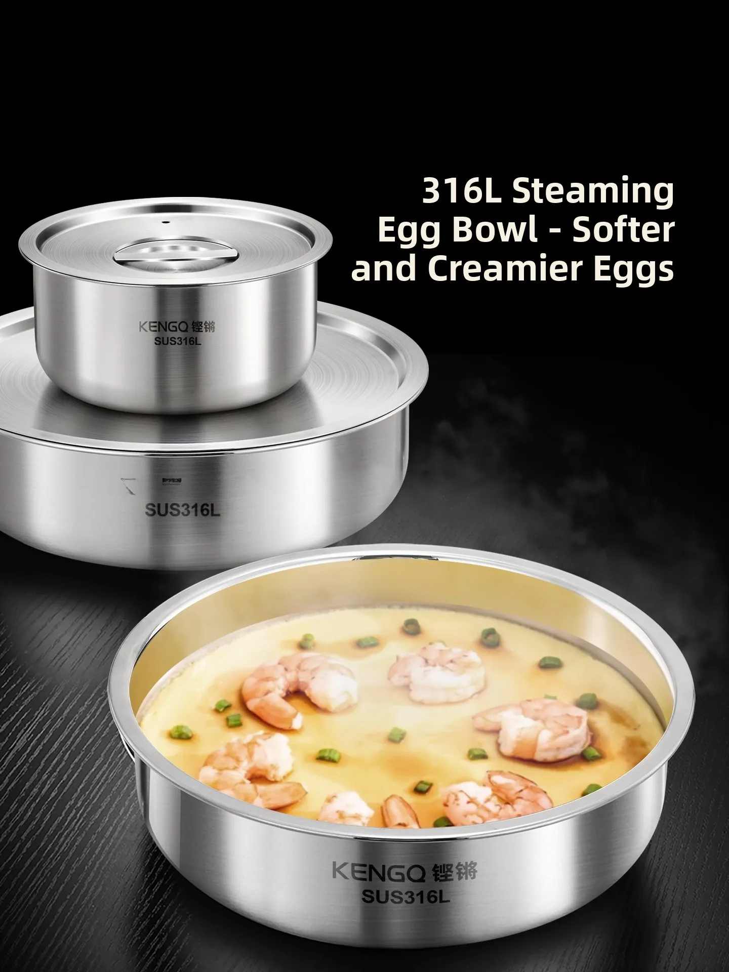 Stainless Steel 316L Food Grade Steamed Egg Bowl with Lid Baby Special Bowl Steamed Egg Pudding Bowl Anti-Fall Bowl
Stainless Steel 316L Food Grade Steamed Egg Bowl with Lid Baby Special Bowl Steamed Egg Pudding Bowl Anti-Fall Bowl