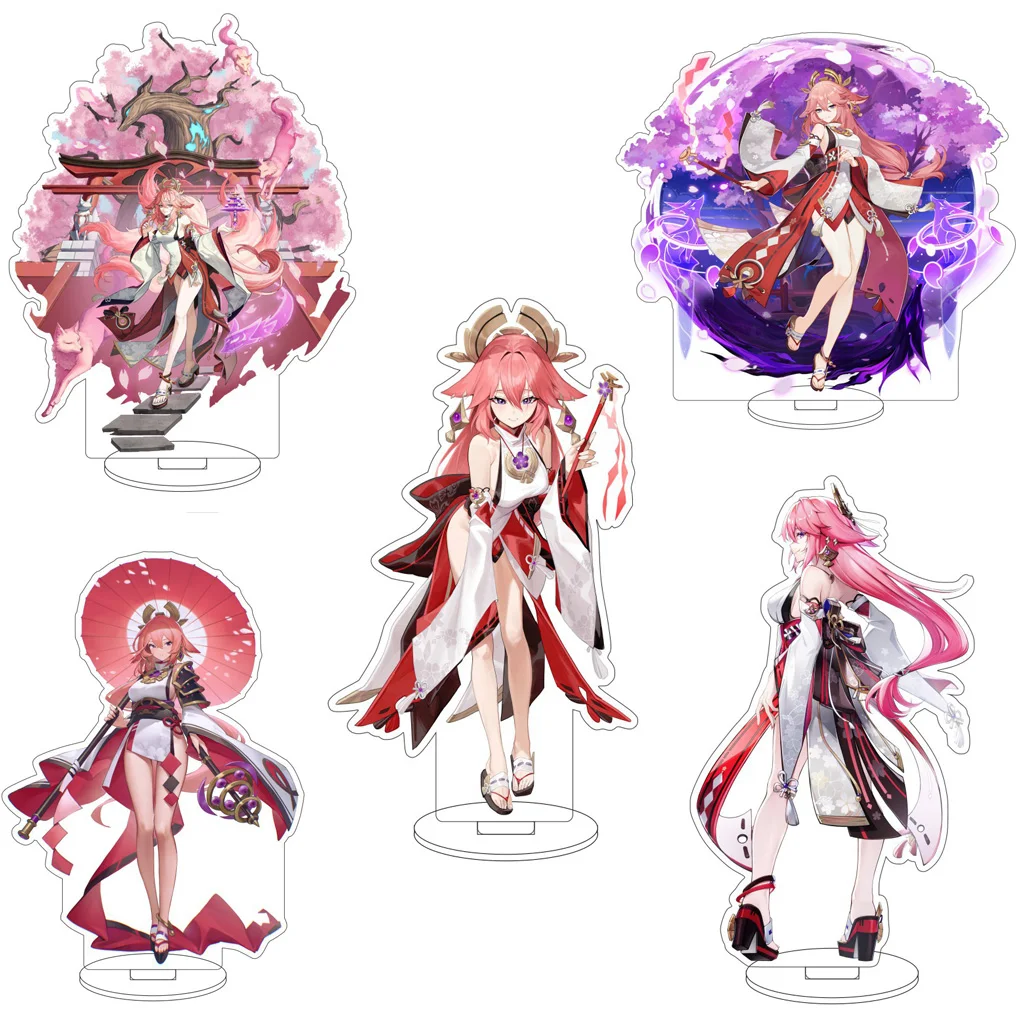 16CM Anime Genshin Impact Yae Miko Beelzebul Cos Acrylic Figure Ornaments Desk Exquisite Decor Cute Gifts
16CM Anime Genshin Impact Yae Miko Beelzebul Cos Acrylic Figure Ornaments Desk Exquisite Decor Cute Gifts
