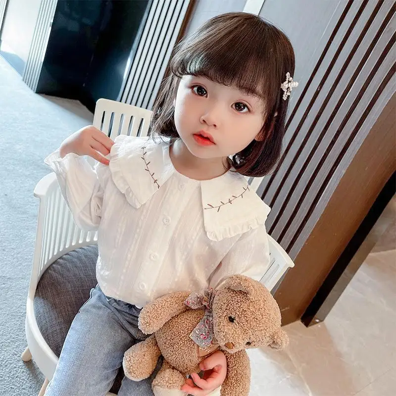 Girls' Shirt Spring and Autumn Long Sleeve 2023 New Children's Shirt Girls' Spring and Autumn Western Korean Version Girls' Top
Girls' Shirt Spring and Autumn Long Sleeve 2023 New Children's Shirt Girls' Spring and Autumn Western Korean Version Girls' Top