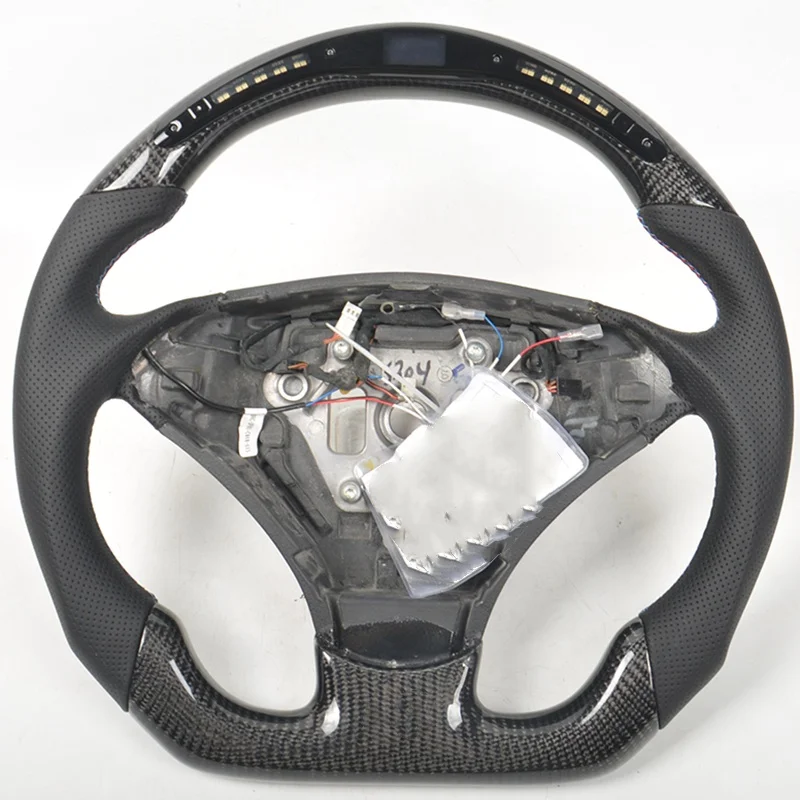 Factory Wholesale Customized Steering Wheel For BMW E60 E70 E71 E90 E46 LED Carbon Fiber Steering Wheel
Factory Wholesale Customized Steering Wheel For BMW E60 E70 E71 E90 E46 LED Carbon Fiber Steering Wheel