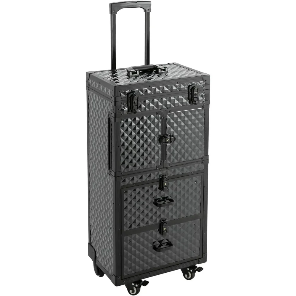 Rolling Cosmetic Case,Hairdressing Trolley,Stylist Beauty Salon Cosmetic Luggage Travel Organizer Tool Box,with Hair Dryer Holde
Rolling Cosmetic Case,Hairdressing Trolley,Stylist Beauty Salon Cosmetic Luggage Travel Organizer Tool Box,with Hair Dryer Holde