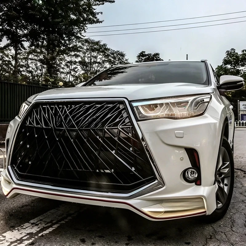For Highlander 2015-2017 Style Front Bumper Body Kit Grille Facelift Conversion Upgrade Parts
For Highlander 2015-2017 Style Front Bumper Body Kit Grille Facelift Conversion Upgrade Parts